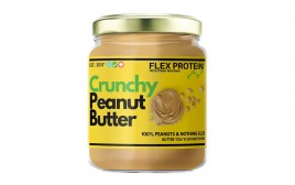 Flex Protein Crunchy Peanut Butter   Glass Jar  500 grams